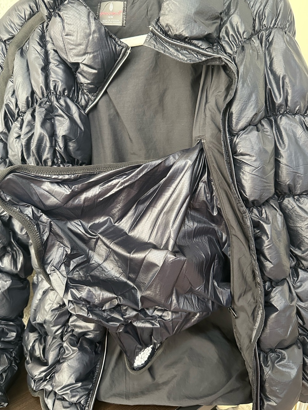 Free people Pippa Scrunchy Glossy Packable Puffer Jacket - Picture 5 of 6